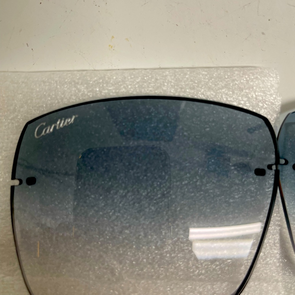 COPY - Cartier custom reading prescription lenses size 60 fits Buffalo horns co…